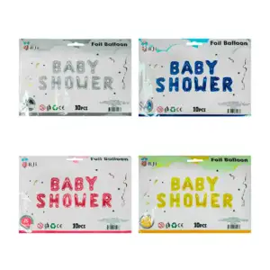 Set decorativo con 10pcs baby shower de 16in, variedad de colores / 6…