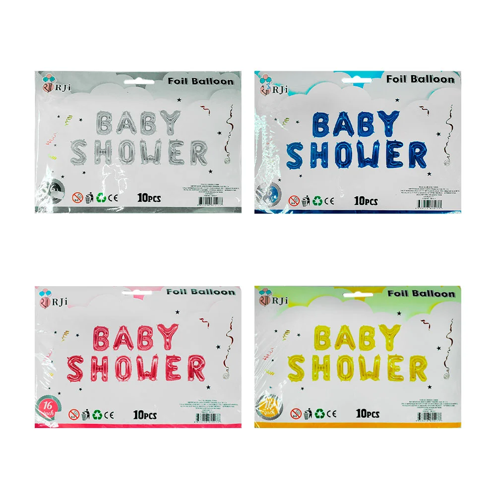 Set decorativo con 10pcs baby shower de 16in, variedad de colores / 6…