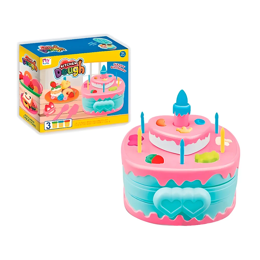 Juego didáctico de masitas moldeables para hacer pasteles + 3 mini ma…