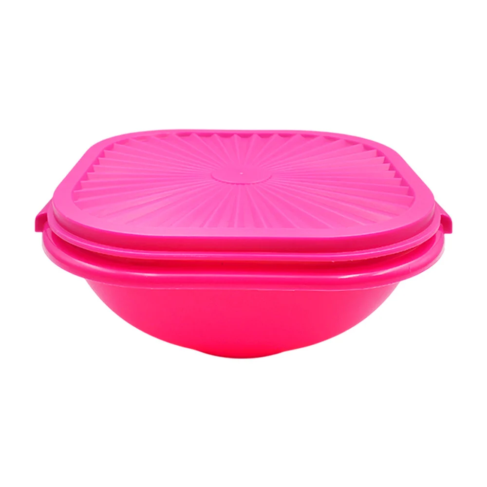 Tupper de plástico con cierre hermético y tapadera con relieve, varie…