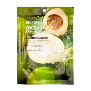 Mascarilla facial bicaoyuan, antienvejecimiento con extractos de coco…