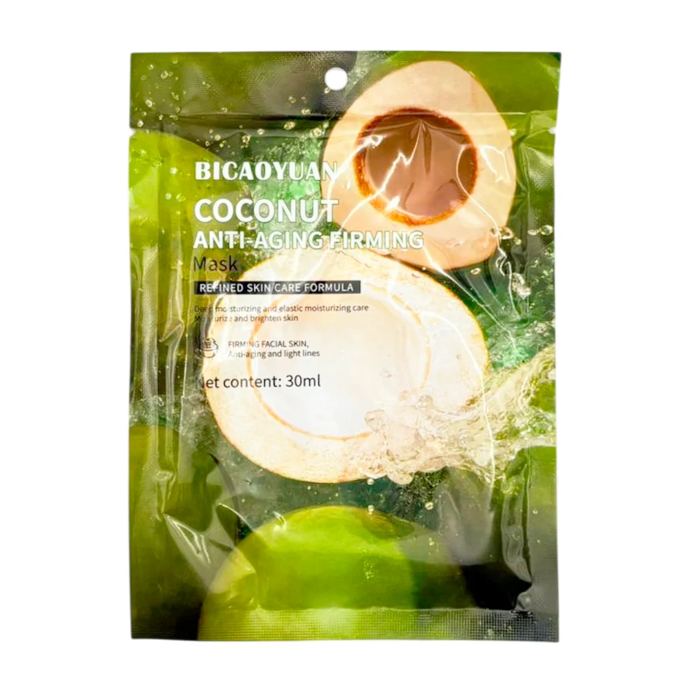 Mascarilla facial bicaoyuan, antienvejecimiento con extractos de coco…