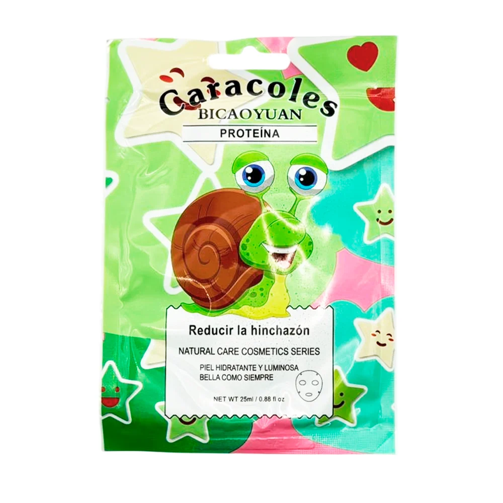 Mascarilla facial, extractos de baba de caracol para reducir la hinch…