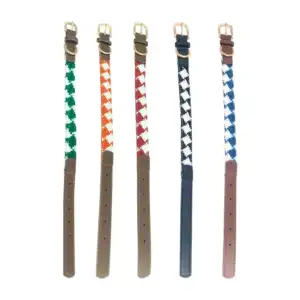 Collar para mascotas, talla mediana 45cm, tela tejida, ajustable, var…