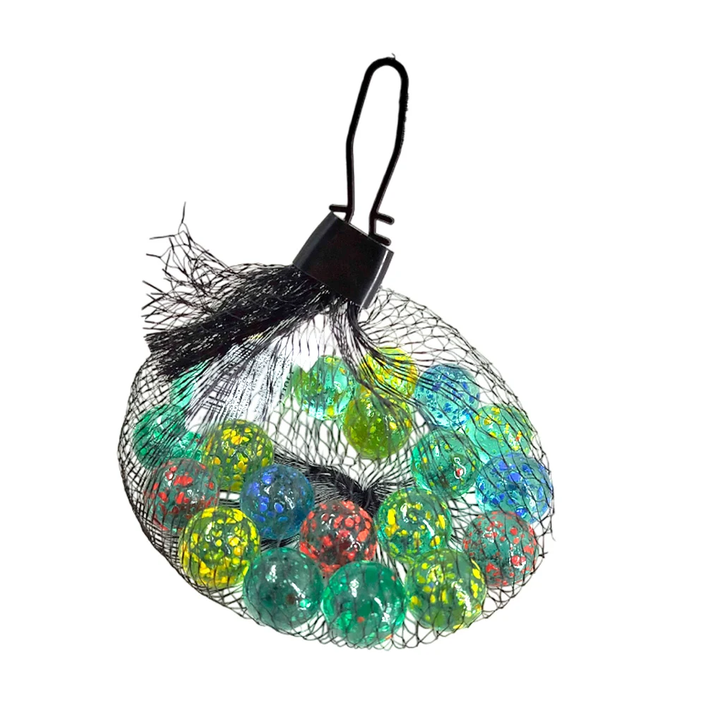 Bolsa tipo costal, 20 cánicas diseño transparente con puntos de color…
