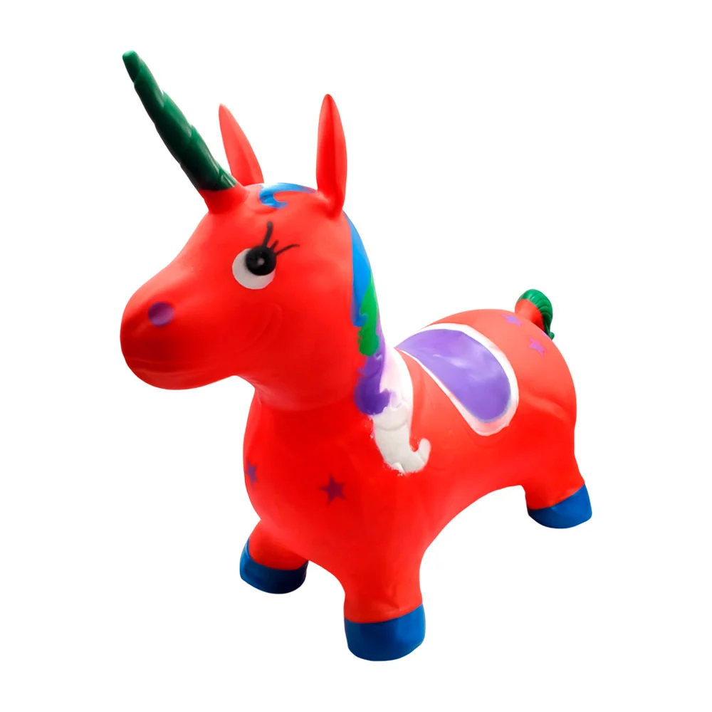 Inflable de unicornio montable para niños con luz y sonido, variedad …