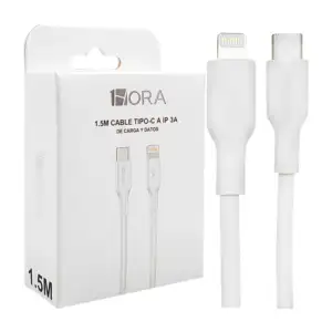 Cable 1hora cargador y transferencia de datos 1.5m tipo-c a lightning…