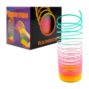 Juguete gusano de espiral multicolor 7cm, variedad de colores