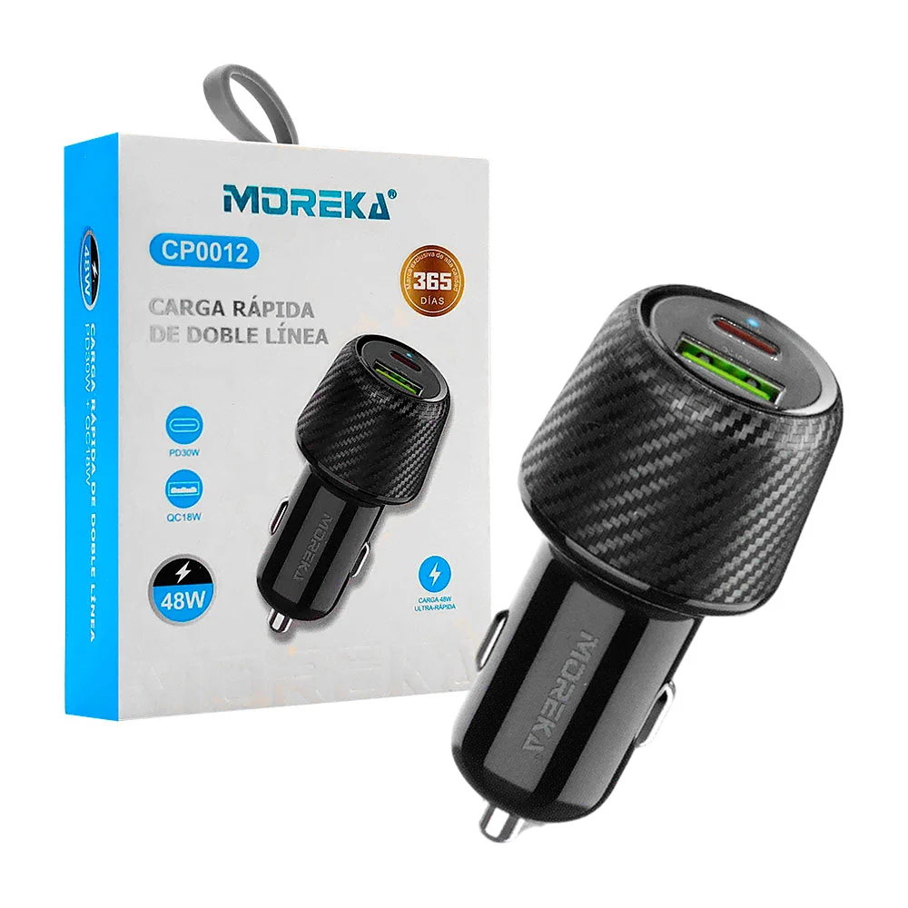 Plug cargador, carga rápida 48w con doble puerto de carga usb y usb-c…