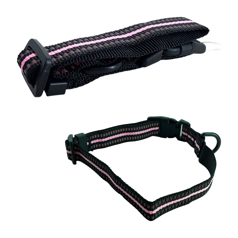 Collar ajustable, talla mediana con tira reflejante, variedad de colo…