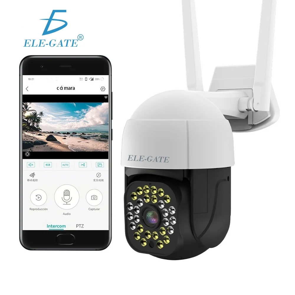 Cámara inalámbrica de video vigilancia wifi con visión nocturna y 3mp…