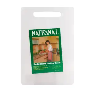 Tabla rectangular delgada de plástico, 33x21.5cm, para picar alimentos
