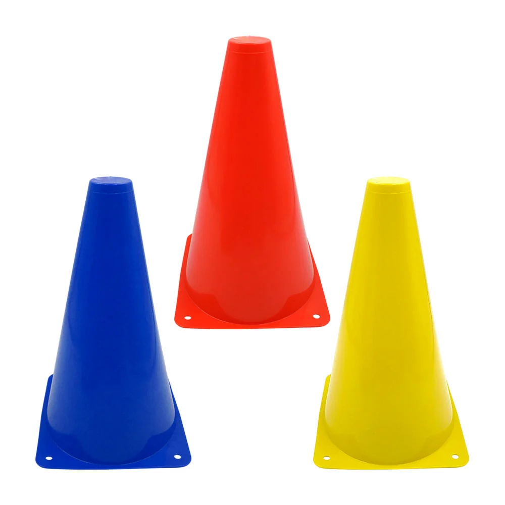 1pza Cono de plástico de 23cm multifuncional, variedad de colores