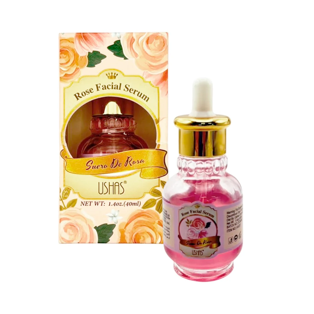 Suero facial con extractos de rosas para hidratar y nutrir la piel, 4…
