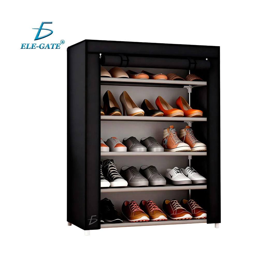 Organizador multifuncional armable de 9 niveles y bolsas a los costad…