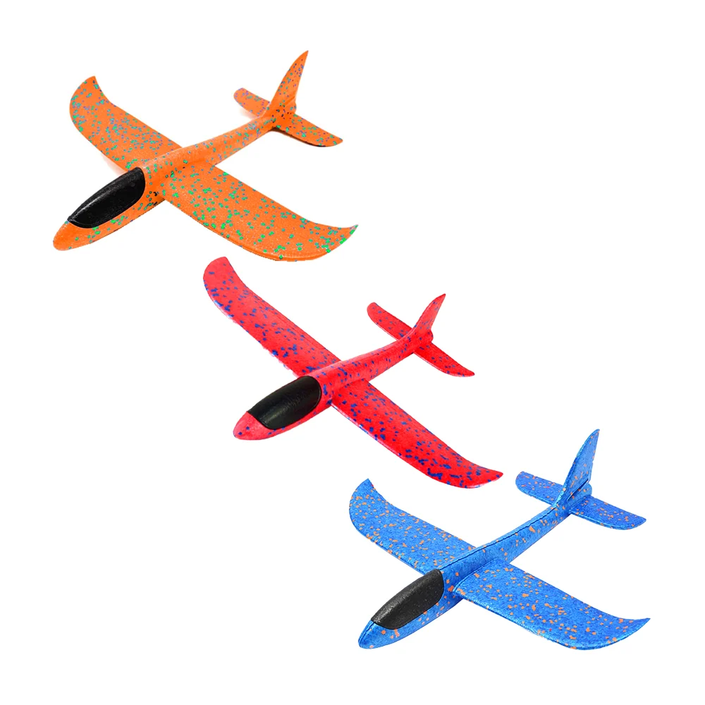 1pza Avión armable de unicel 30cm, variedad de colores / gliding mode…
