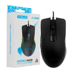 Mouse gamer alámbrico con botones laterales, diseño ergonómico / it-m…