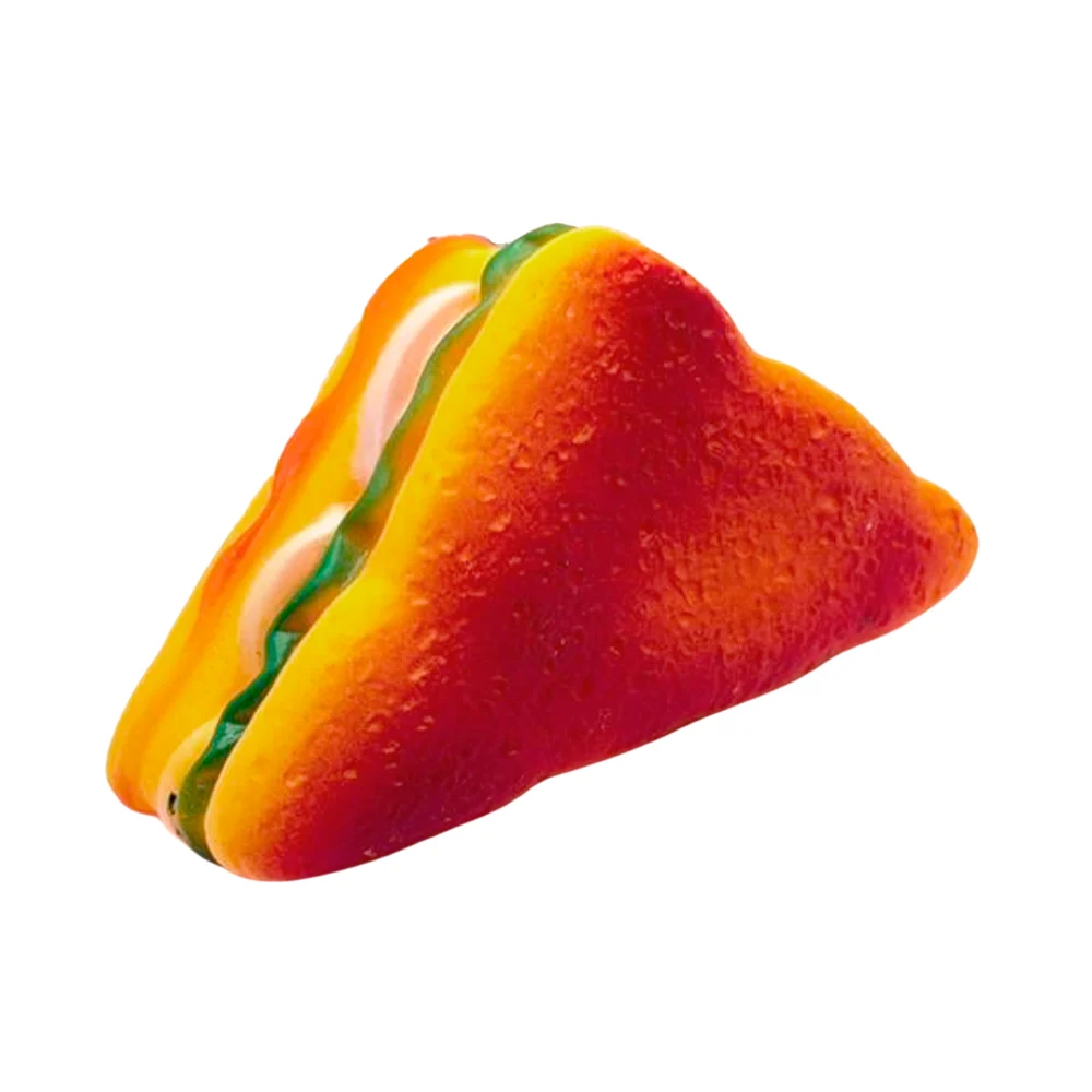 1pza Juguete chillón para mascota en forma de medio sándwich