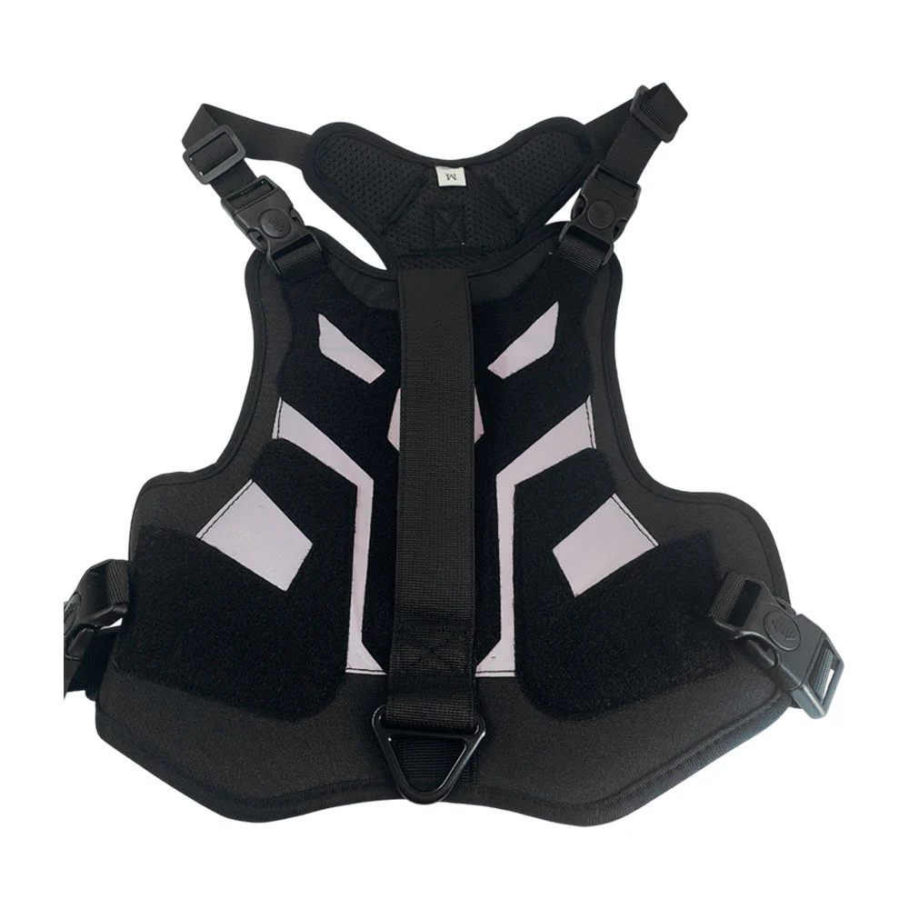 1pz Pechera talla m con asa agarradera, velcros multiusos y estampado…