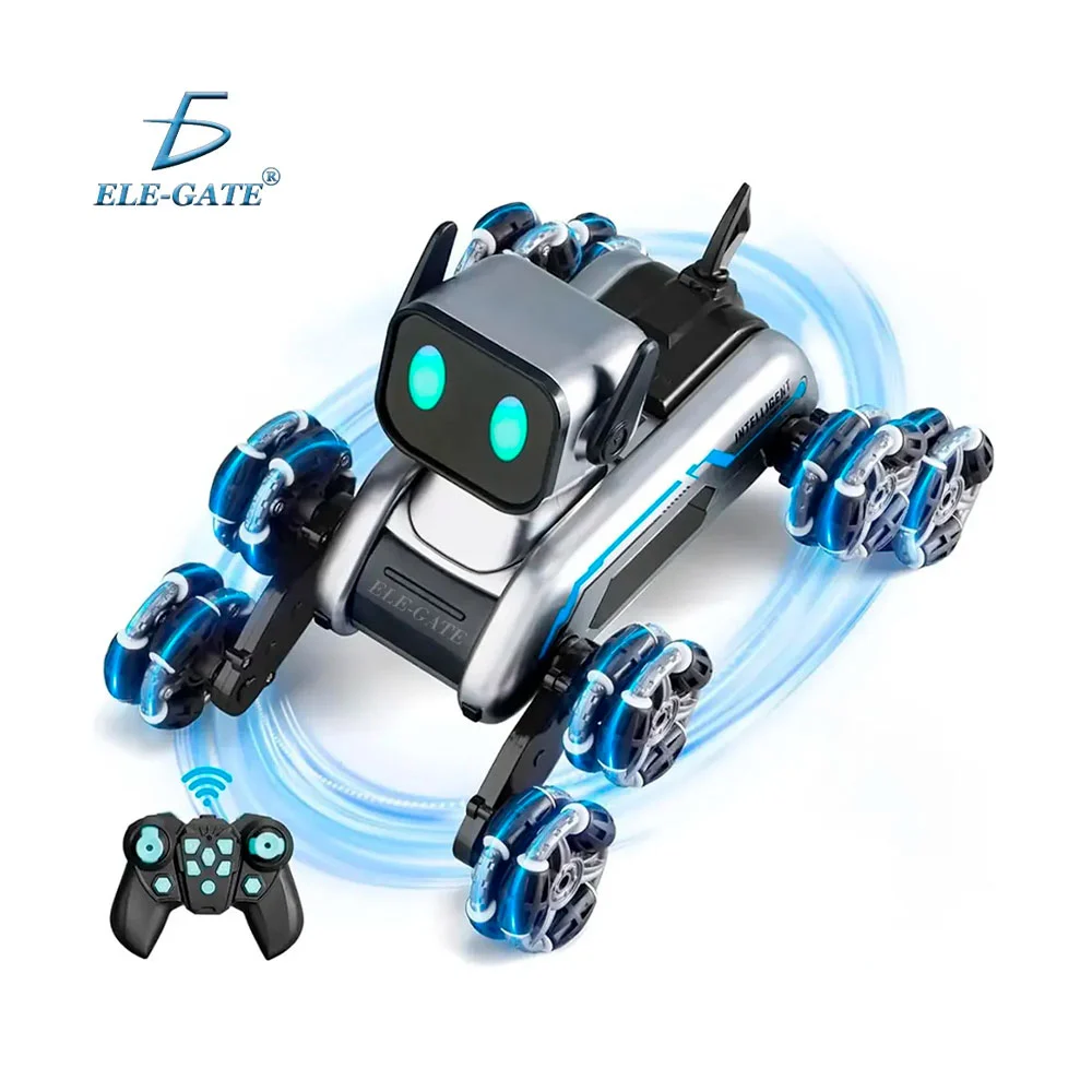 Robot de juguete, radio control, diseño de perrito, con luz, sonido y…