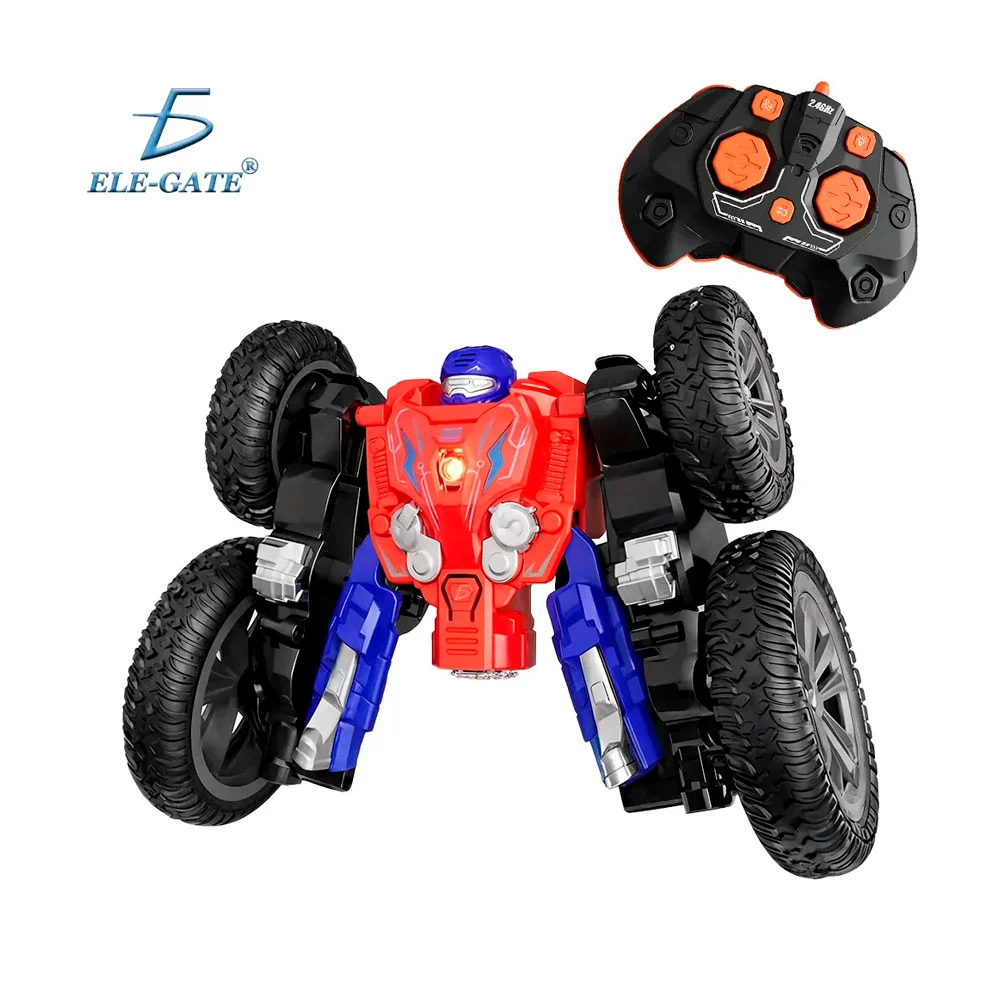 Carro eléctrico, radiocontrol, todo terreno, giro 360°, luz rgb, reca…