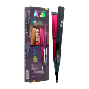 Plancha alaciadora profesional ks para el cabello, pantalla indicador…