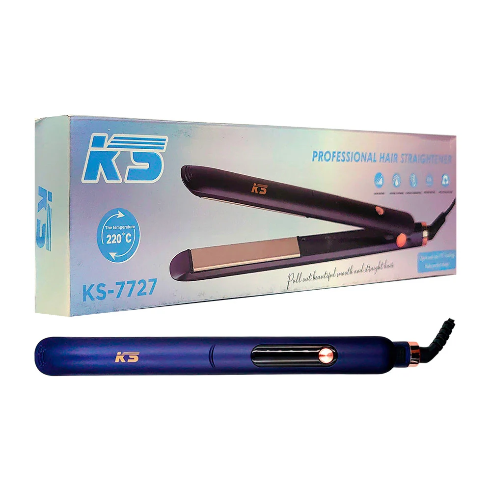 Plancha alaciadora ks profesional para cabello con pantalla digital, …