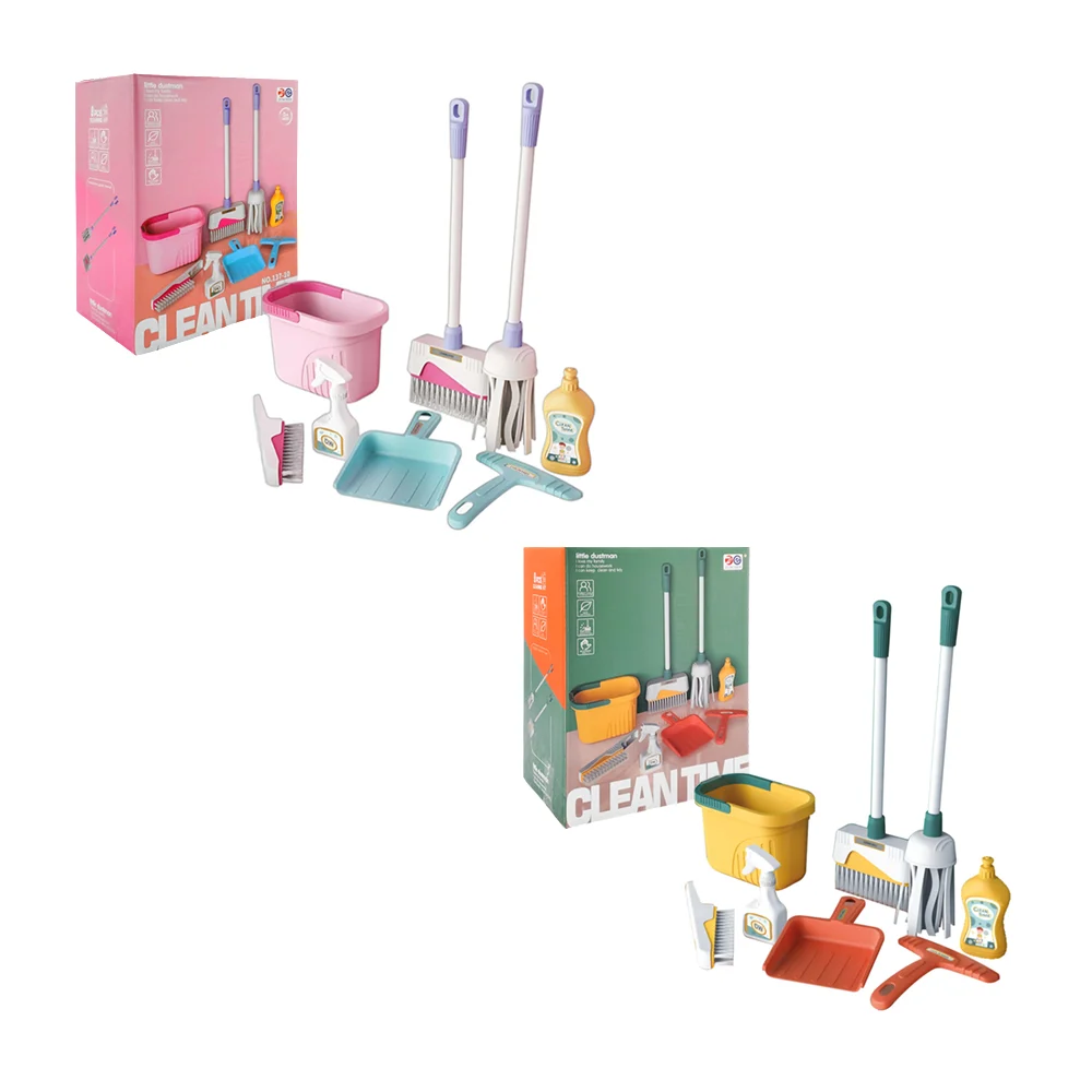Juego infantil de limpieza con accesorios, variedad de colores / lu21…