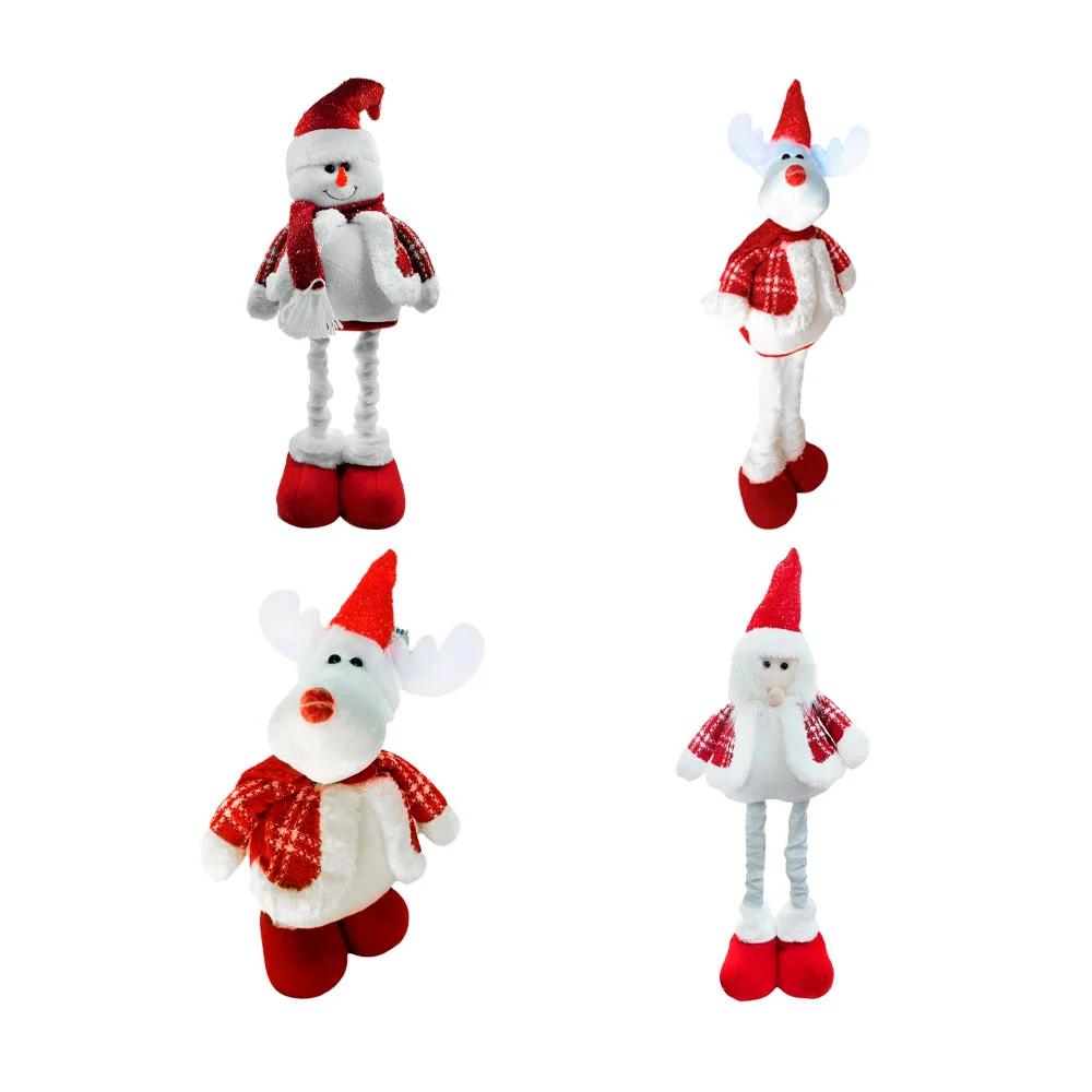 Adorno navideño decorativo estirable pequeño en forma de santa claus …