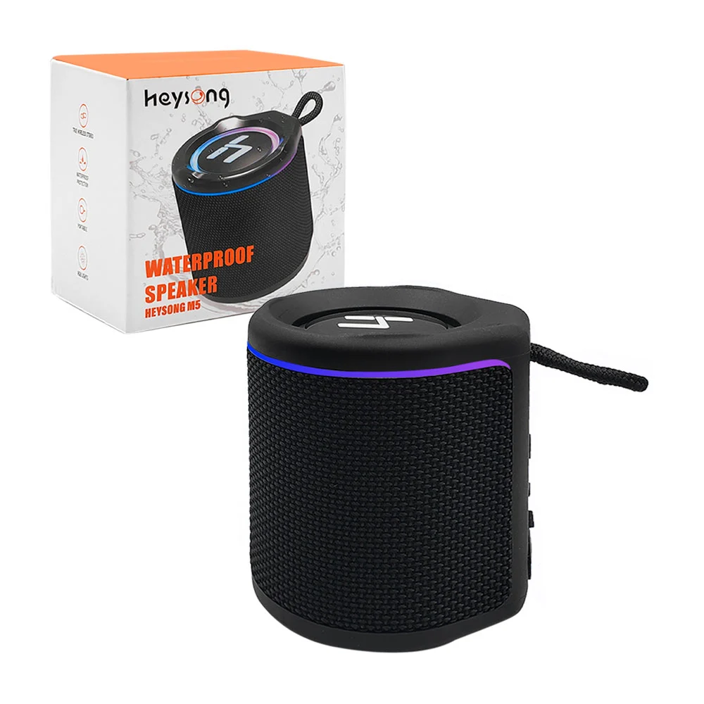 Bocina cilíndrica, sonido 360, portátil, inalámbrica con luz rgb, col…