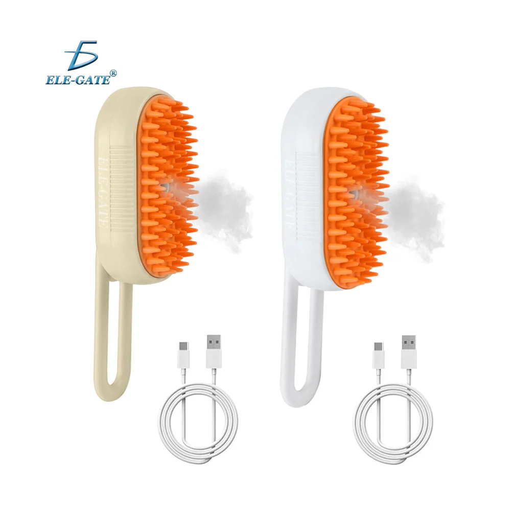 Cepillo para mascotas con vaporizador y carga usb, variedad de colore…