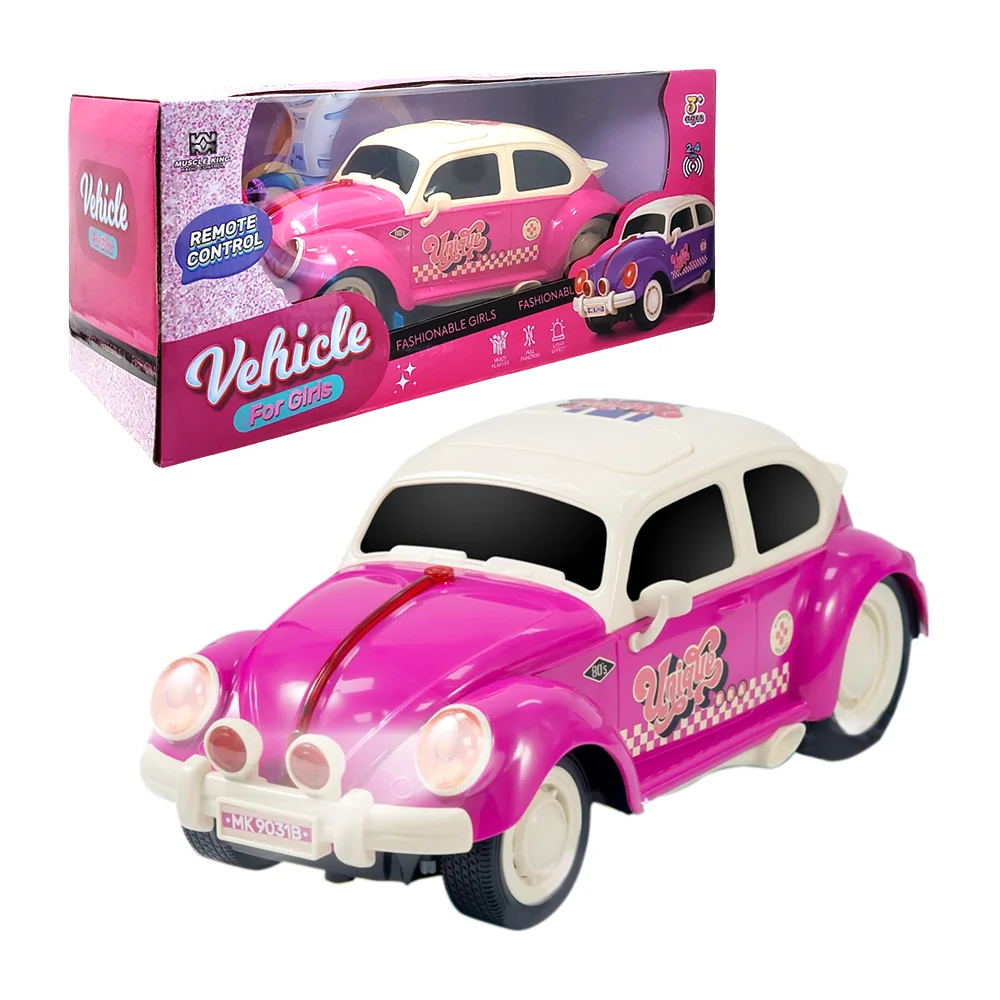 Carro vocho a control remoto con diseño para niñas, 2.4ghz / mk9031b