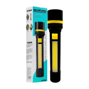 Linterna de mano recargable con 4 modos de luz + luz lateral / ngsd180