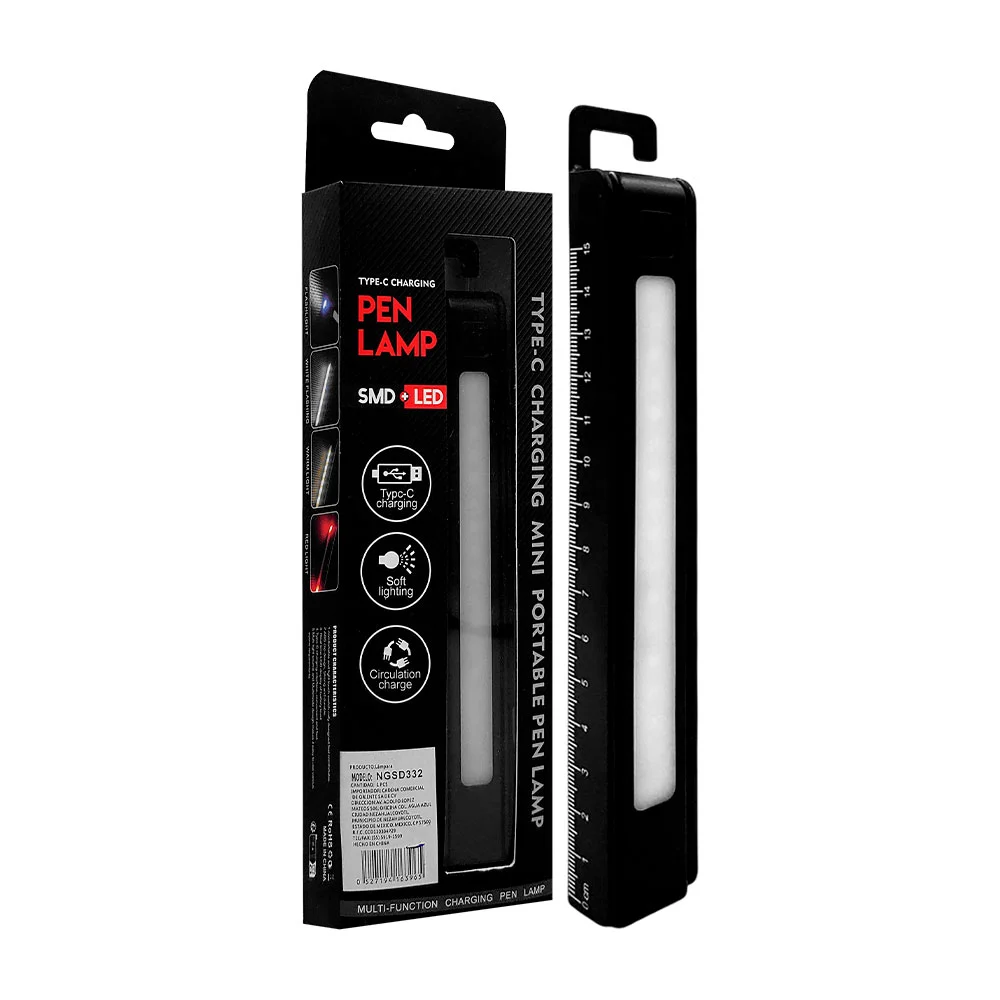 Lámpara recargable con 6 tipos de iluminación + pantalla indicadora d…