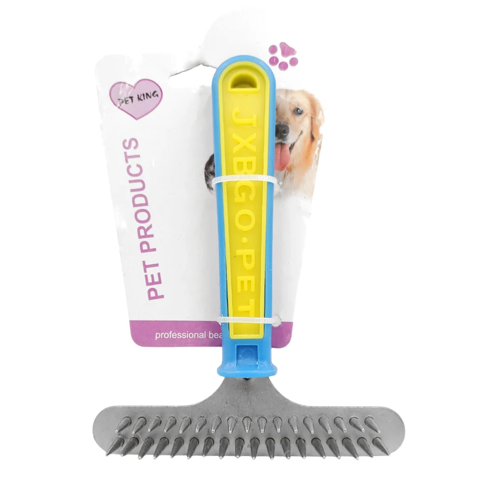 Cepillo con doble cerdas metálicas, quita pelos con mango ergonómico,…