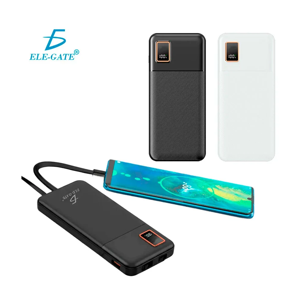 Power bank 20000mah carga rápida 22.5w carga usb-c y lightning, varie…