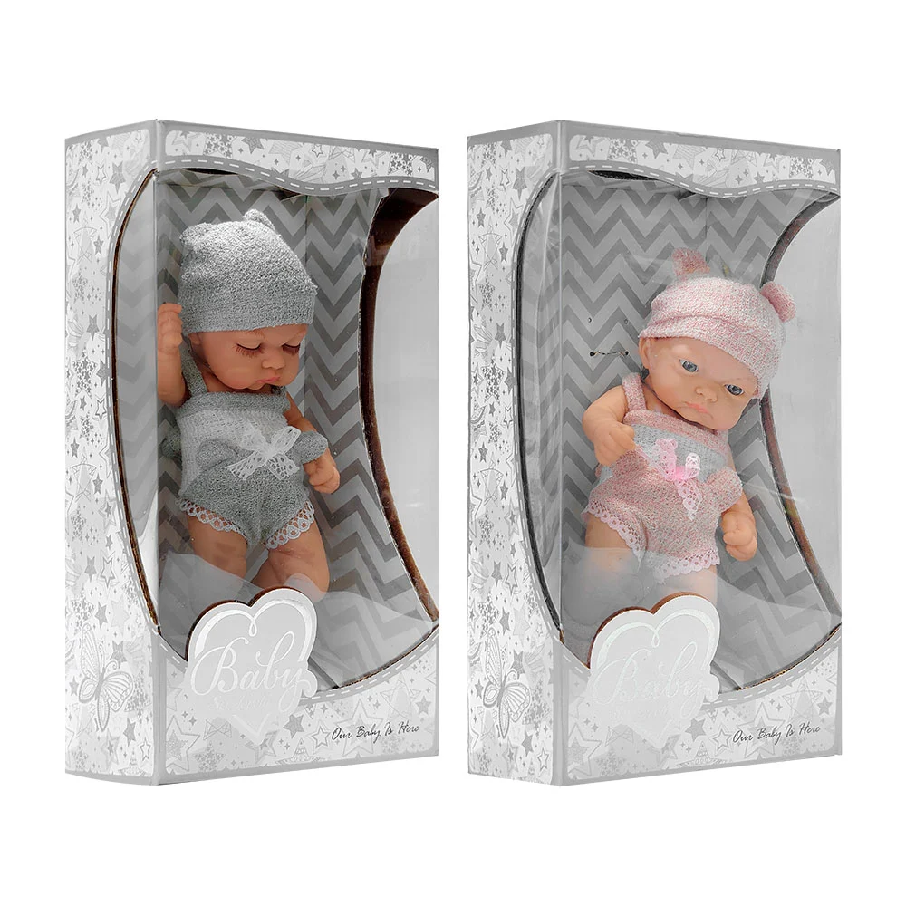 Muñeca bebé baby so lovely con ropita y gorro de orejas, varios color…