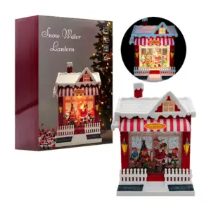 Taller de santa decorativo, musical con luz y figura encapsulada / sd…