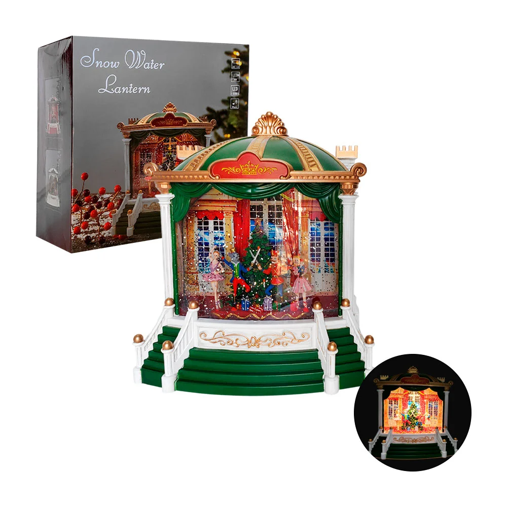 Adorno decorativo navideño, escenografía de teatro, musical con luz, …