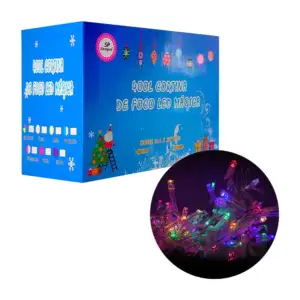 Serie decorativa de cortina, 400 luces led mágica, transparente, colo…