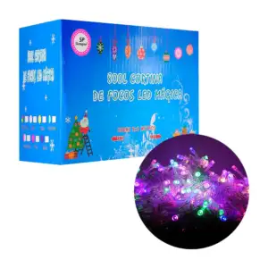 Serie decorativa de cascada, 800 luces led mágica, cable transparente…