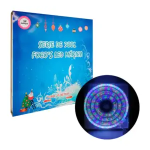Serie decorativa, 300 luces led mágica, transparente, variedad de col…