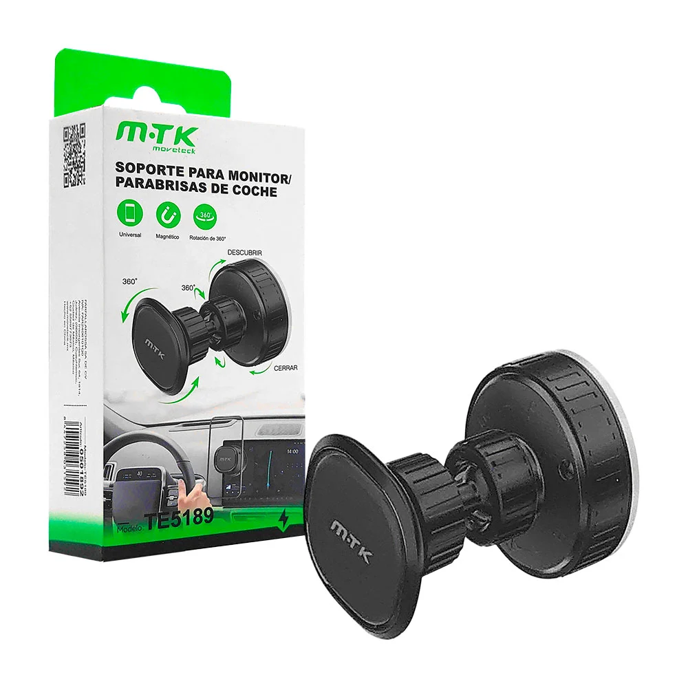 1pza Soporte magnético de coche para celulares, con base adherible de…