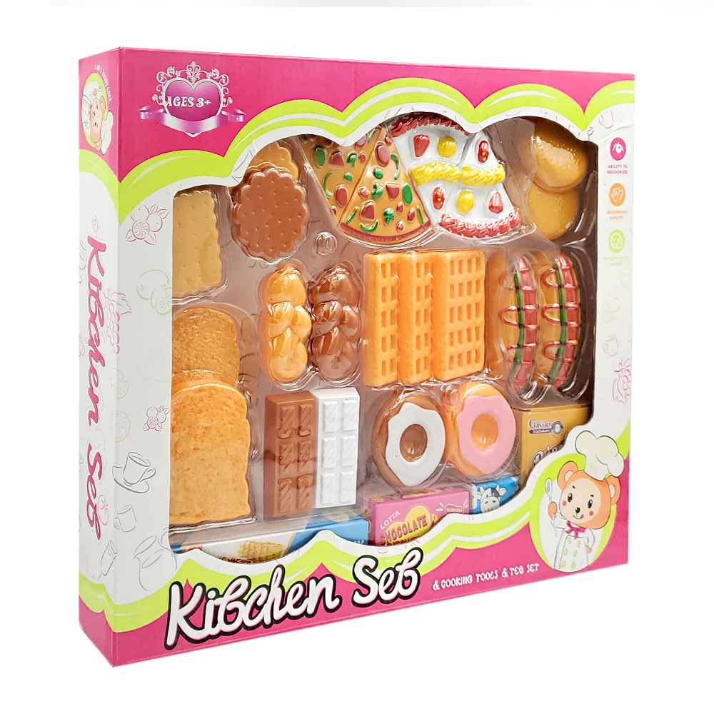 Set de juguetes tipo comida rápida, varios accesorios / kitchen set /…