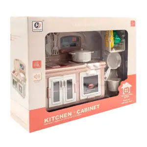 Set cocinita de juguete con luz y sonido para muñecas / kitchen cabin…