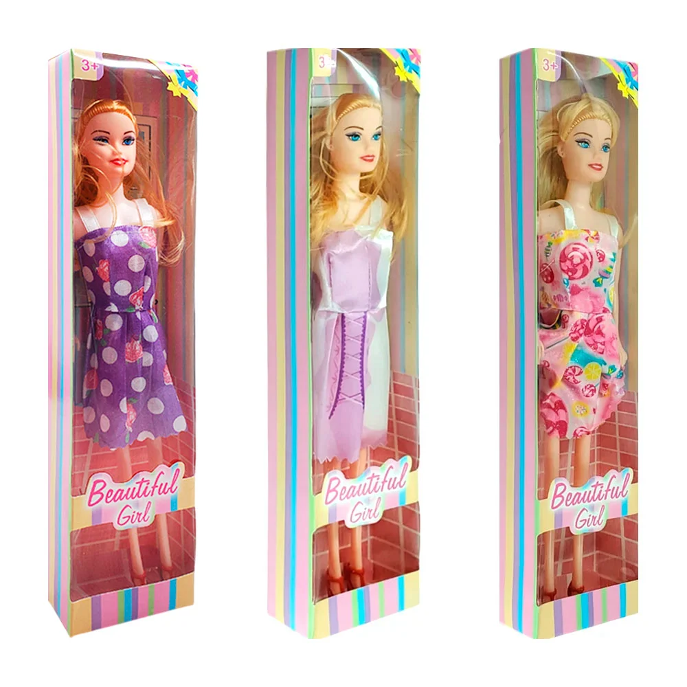 Muñeca beautiful girl con vestido corto, variedad de modelos / ts85107