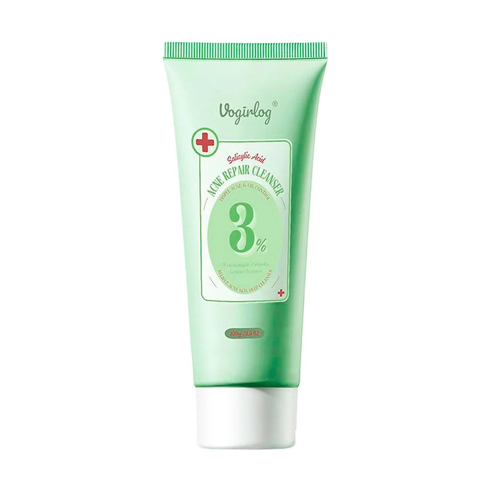 Limpiador facial reparador anti acné con ácido salicílico 3%, 100g / …
