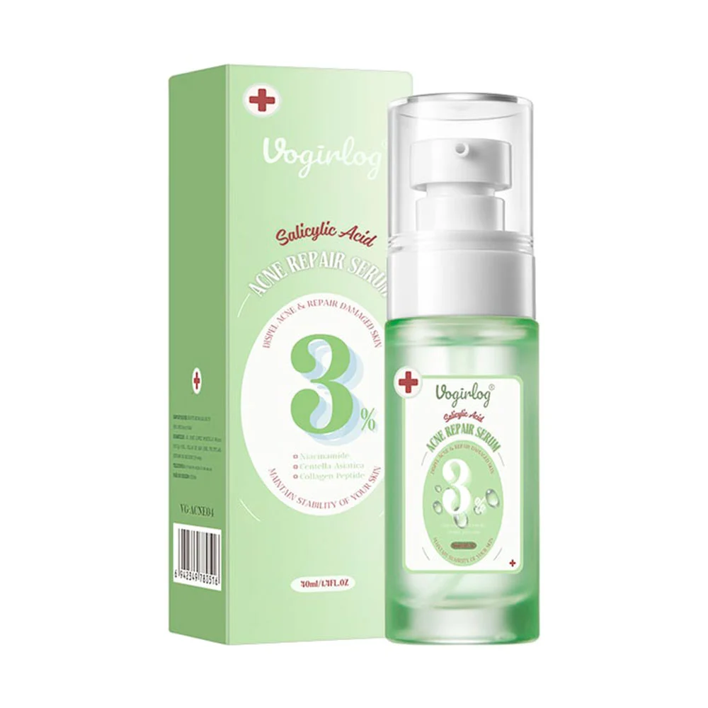 Suero facial reparador anti acné con ácido salicílico 3%, 40ml / vg-a…