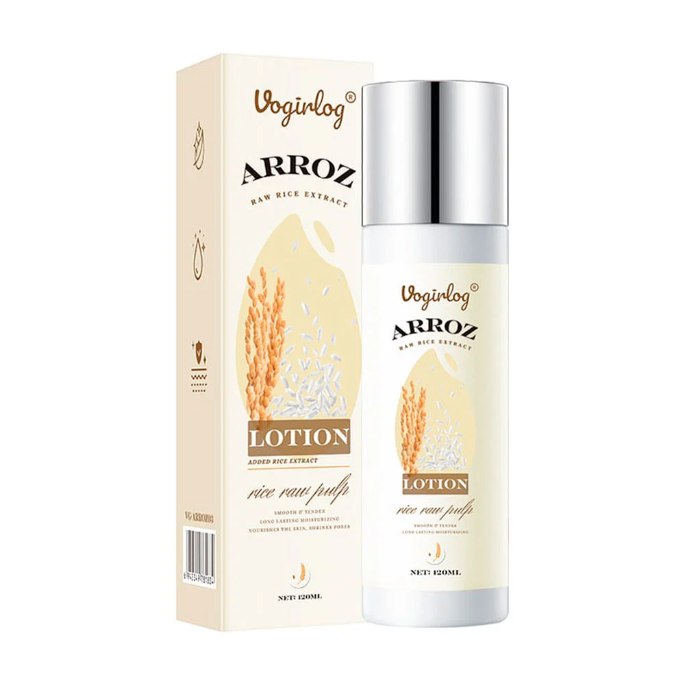 Loción facial nutritiva con extracto de pulpa de arroz, 120ml / vogir…
