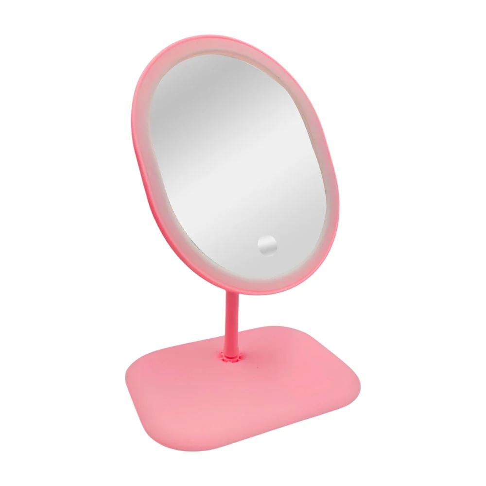 Espejo rectangular para tocador con luz led + base / wsm-2595